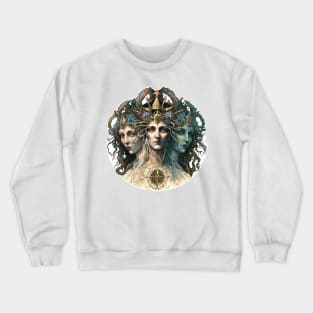 Hecate Triformus - The Goddess of Witchcraft Crewneck Sweatshirt